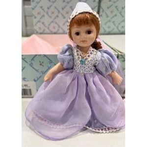 lavender dress long braid‎ doll